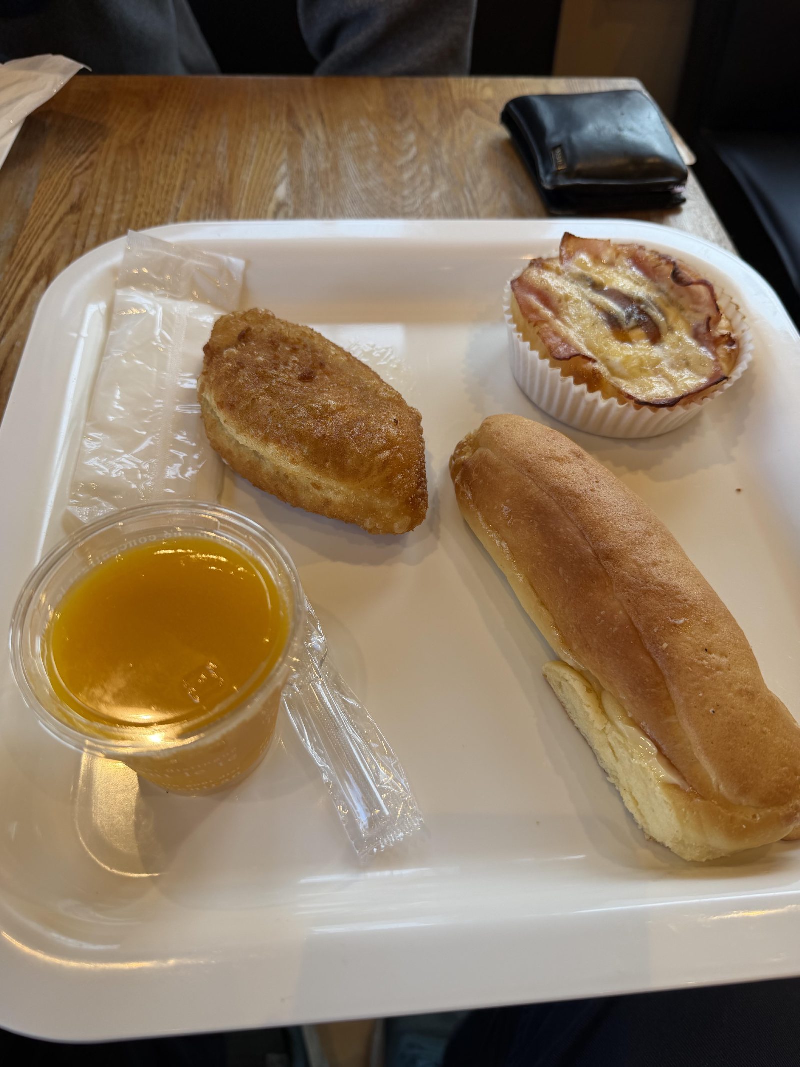 Bakery breakfast before the climb