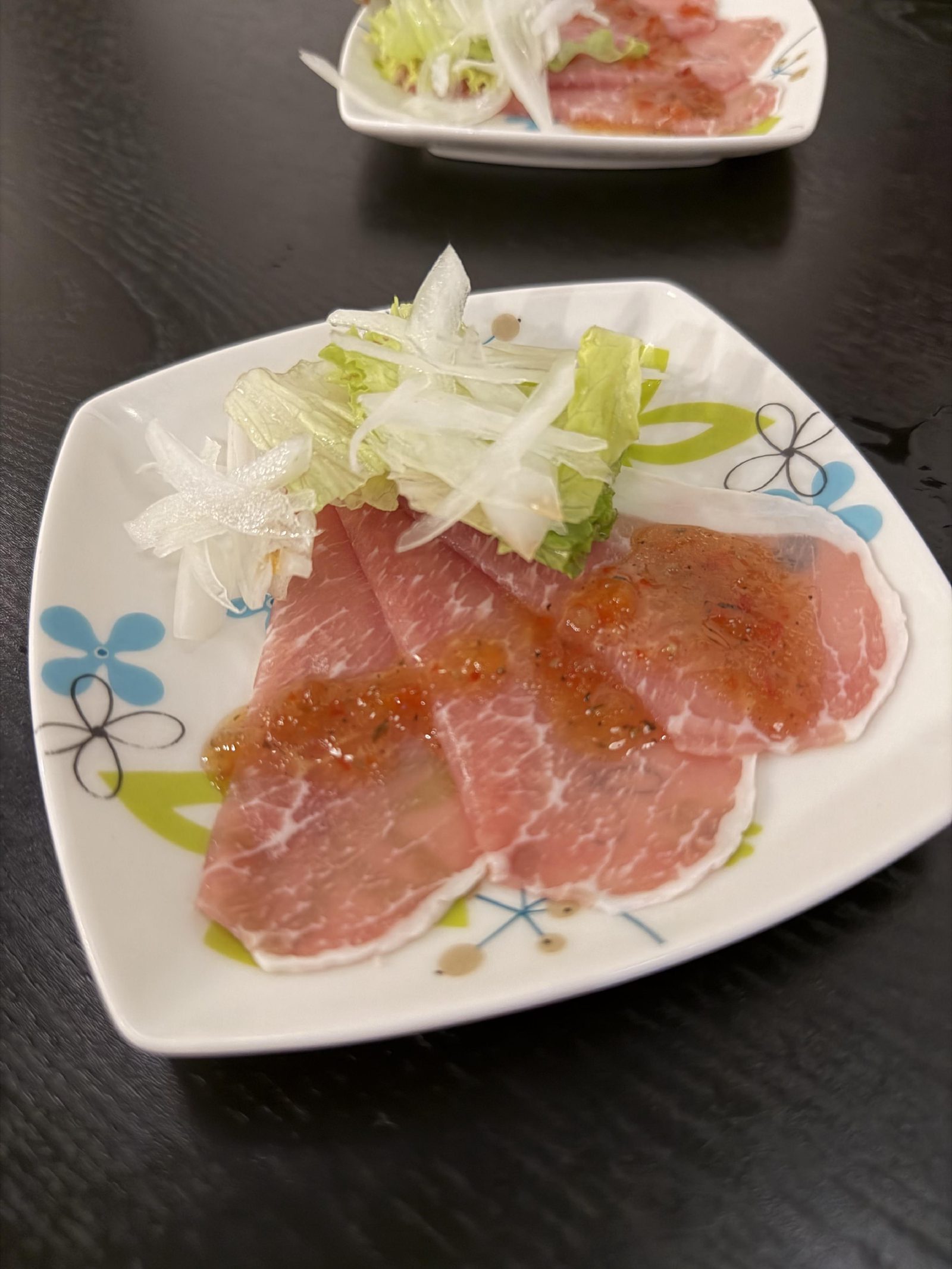 Raw chicken sashimi, a regional specialty