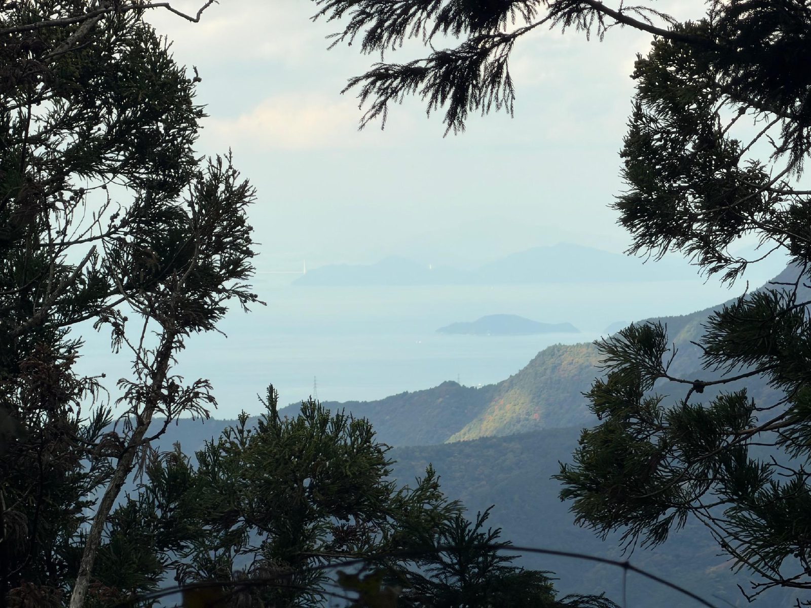 View of the sea