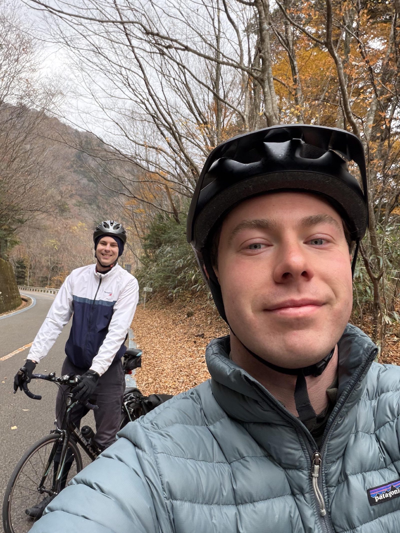 Tom and me working our way down