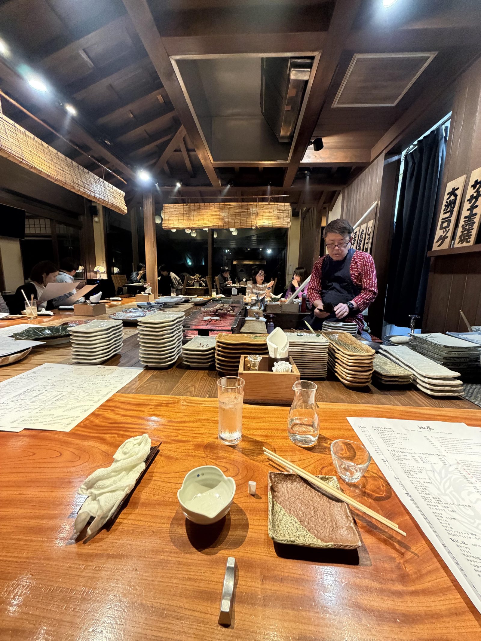 The restaurant where they grilled everything in front of us