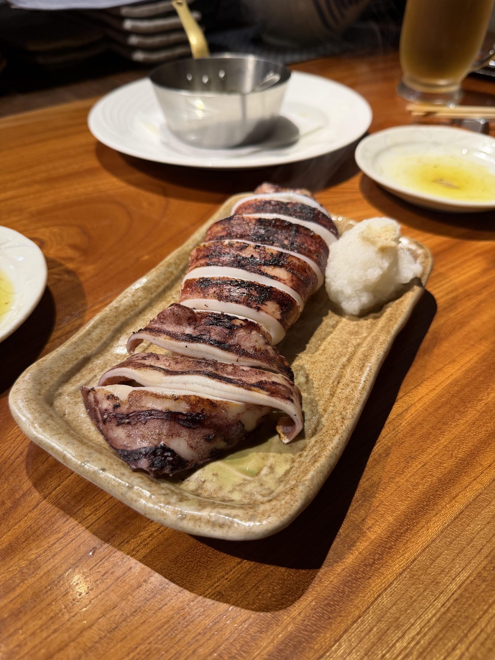 Grilled squid