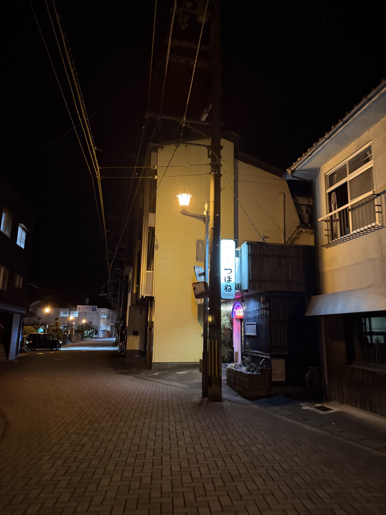 The izakaya at night
