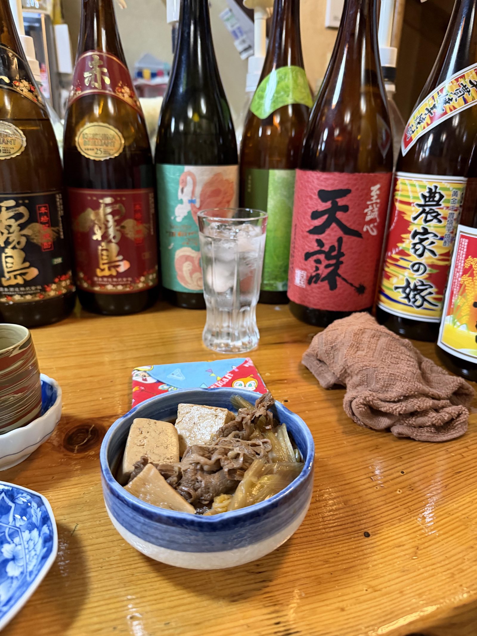 Beef and tofu simmered together